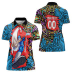 Personalized Adelaide Strikers Women Polo Shirt Hippie Psychedelic Pattern Vibrant Mandala Art Style