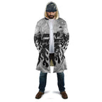 Personalized Penrith Panthers Cloak Y2K Grunge Aesthetic With Cyber Flames and Starburst Graphics