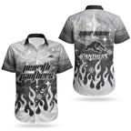 Personalized Penrith Panthers Couples Matching Long Sleeve Bodycon Dress and Hawaiian Shirt Y2K Grunge Aesthetic With Cyber Flames and Starburst Graphics