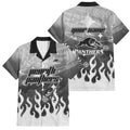 Personalized Penrith Panthers Family Matching Off The Shoulder Long Sleeve Dress and Hawaiian Shirt Y2K Grunge Aesthetic With Cyber Flames and Starburst Graphics