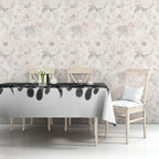 Personalized Penrith Panthers Tablecloth Y2K Grunge Aesthetic With Cyber Flames and Starburst Graphics