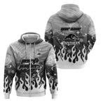 Personalized Penrith Panthers Zip Hoodie Y2K Grunge Aesthetic With Cyber Flames and Starburst Graphics