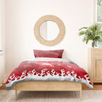 Personalized Dolphins Bedding Set Y2K Grunge Aesthetic With Cyber Flames and Starburst Graphics