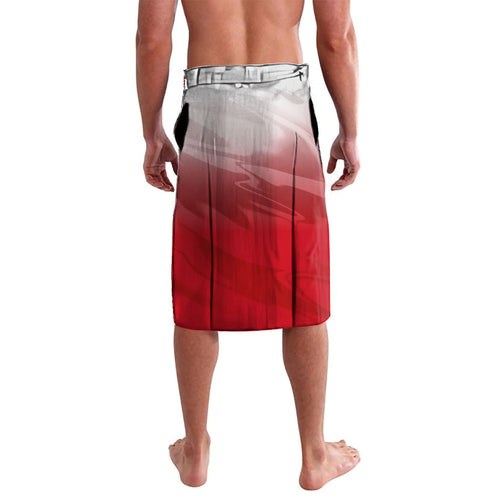 Personalized Dolphins Lavalava Y2K Grunge Aesthetic With Cyber Flames and Starburst Graphics
