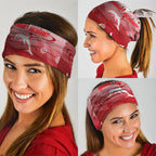 Personalized Dolphins Neck Gaiter Y2K Grunge Aesthetic With Cyber Flames and Starburst Graphics