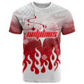 Personalized Dolphins T Shirt Y2K Grunge Aesthetic With Cyber Flames and Starburst Graphics