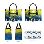 Personalized North Queensland Cowboys Leather Bag Y2K Grunge Aesthetic With Cyber Flames and Starburst Graphics