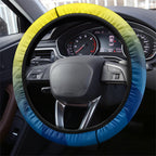 North Queensland Cowboys Steering Wheel Cover Y2K Grunge Aesthetic With Cyber Flames and Starburst Graphics