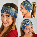 Personalized Parramatta Eels Neck Gaiter Y2K Grunge Aesthetic With Cyber Flames and Starburst Graphics