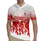Personalized St. George Illawarra Dragons Rugby Jersey Y2K Grunge Aesthetic With Cyber Flames and Starburst Graphics