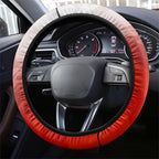 St. George Illawarra Dragons Steering Wheel Cover Y2K Grunge Aesthetic With Cyber Flames and Starburst Graphics