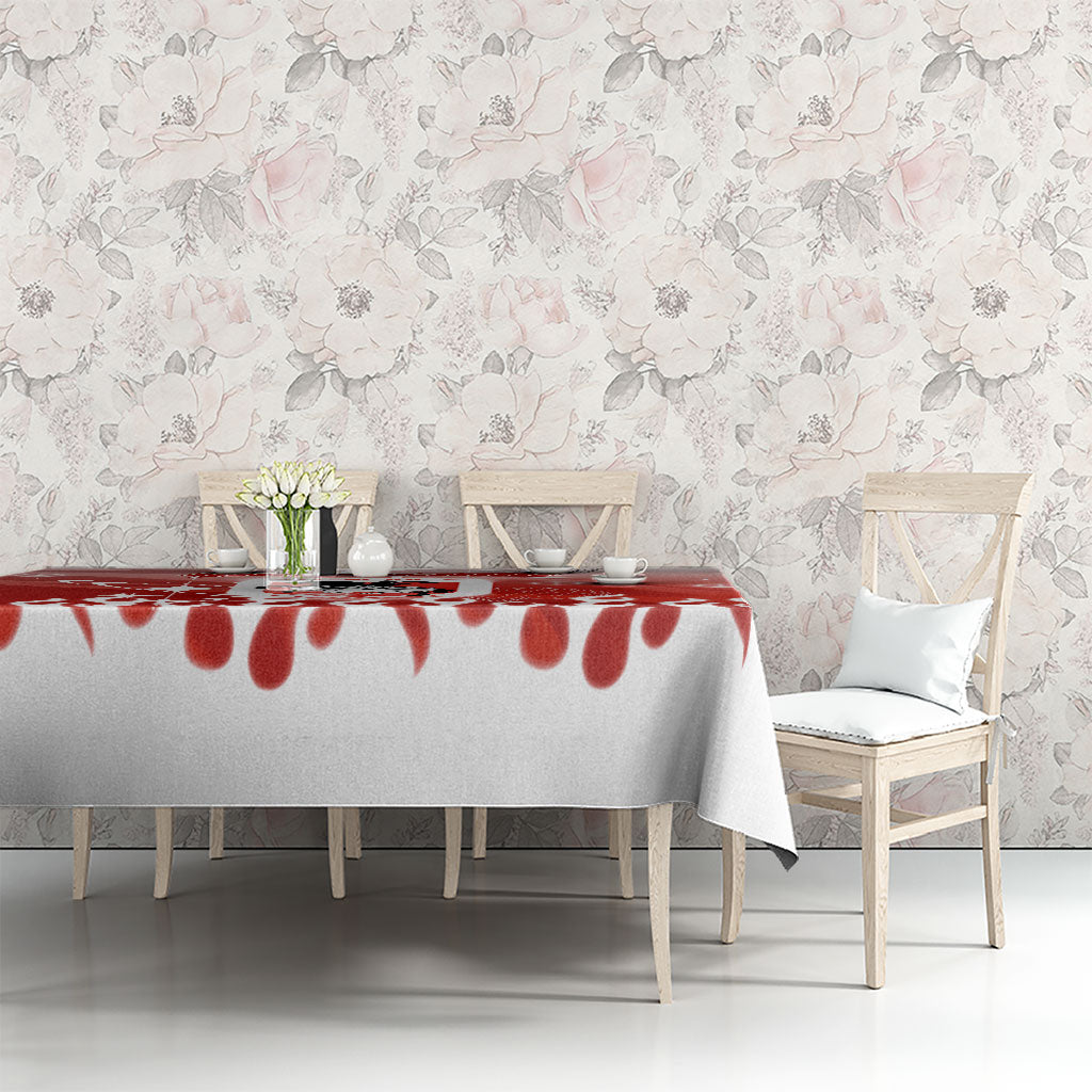Personalized St. George Illawarra Dragons Tablecloth Y2K Grunge Aesthetic With Cyber Flames and Starburst Graphics