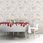 Personalized St. George Illawarra Dragons Tablecloth Y2K Grunge Aesthetic With Cyber Flames and Starburst Graphics