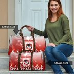 Personalized St. George Illawarra Dragons Travel Bag Y2K Grunge Aesthetic With Cyber Flames and Starburst Graphics