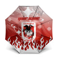 Personalized St. George Illawarra Dragons Umbrella Y2K Grunge Aesthetic With Cyber Flames and Starburst Graphics