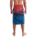 Personalized Sydney Roosters Lavalava Y2K Grunge Aesthetic With Cyber Flames and Starburst Graphics