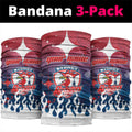 Personalized Sydney Roosters Neck Gaiter Y2K Grunge Aesthetic With Cyber Flames and Starburst Graphics