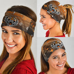 Personalized Wests Tigers Neck Gaiter Y2K Grunge Aesthetic With Cyber Flames and Starburst Graphics