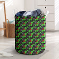 Penrith Panthers Laundry Basket Tropical Hibiscus Floral Seamless Rugby Mascot