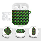 Penrith Panthers AirPods Case Tropical Hibiscus Floral Seamless Rugby Mascot