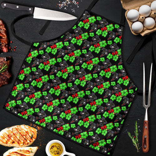 Penrith Panthers Apron Tropical Hibiscus Floral Seamless Rugby Mascot