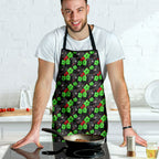 Penrith Panthers Apron Tropical Hibiscus Floral Seamless Rugby Mascot