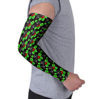 Penrith Panthers Arm Sleeves Tropical Hibiscus Floral Seamless Rugby Mascot