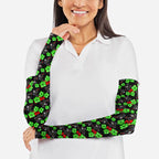 Penrith Panthers Arm Sleeves Tropical Hibiscus Floral Seamless Rugby Mascot