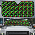 Penrith Panthers Auto Sun Shade Tropical Hibiscus Floral Seamless Rugby Mascot