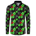 Penrith Panthers Button Sweatshirt Tropical Hibiscus Floral Seamless Rugby Mascot