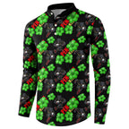 Penrith Panthers Button Sweatshirt Tropical Hibiscus Floral Seamless Rugby Mascot