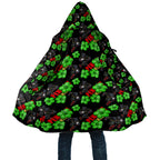 Penrith Panthers Cloak Tropical Hibiscus Floral Seamless Rugby Mascot