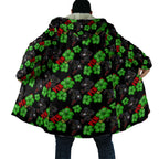 Penrith Panthers Cloak Tropical Hibiscus Floral Seamless Rugby Mascot