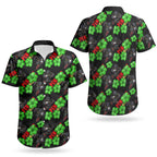 Penrith Panthers Couples Matching Mermaid Dress and Hawaiian Shirt Tropical Hibiscus Floral Seamless Rugby Mascot
