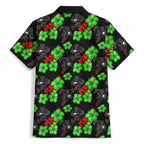 Penrith Panthers Hawaiian Shirt Tropical Hibiscus Floral Seamless Rugby Mascot