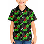 Penrith Panthers Hawaiian Shirt Tropical Hibiscus Floral Seamless Rugby Mascot