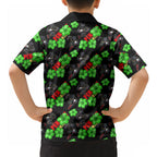 Penrith Panthers Hawaiian Shirt Tropical Hibiscus Floral Seamless Rugby Mascot