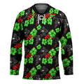 Penrith Panthers Hockey Jersey Tropical Hibiscus Floral Seamless Rugby Mascot