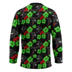 Penrith Panthers Hockey Jersey Tropical Hibiscus Floral Seamless Rugby Mascot
