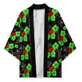 Penrith Panthers Kimono Tropical Hibiscus Floral Seamless Rugby Mascot