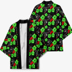 Penrith Panthers Kimono Tropical Hibiscus Floral Seamless Rugby Mascot
