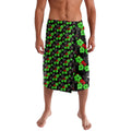 Penrith Panthers Lavalava Tropical Hibiscus Floral Seamless Rugby Mascot