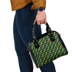 Penrith Panthers Shoulder Handbag Tropical Hibiscus Floral Seamless Rugby Mascot