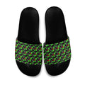 Penrith Panthers Slide Sandals Tropical Hibiscus Floral Seamless Rugby Mascot