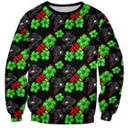 Penrith Panthers Sweatshirt Tropical Hibiscus Floral Seamless Rugby Mascot