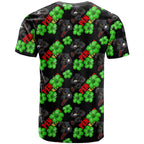 Penrith Panthers T Shirt Tropical Hibiscus Floral Seamless Rugby Mascot