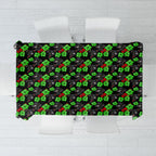 Penrith Panthers Tablecloth Tropical Hibiscus Floral Seamless Rugby Mascot