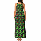 Penrith Panthers Tank Maxi Dress Tropical Hibiscus Floral Seamless Rugby Mascot
