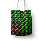 Penrith Panthers Tote Bag Tropical Hibiscus Floral Seamless Rugby Mascot