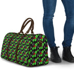Penrith Panthers Travel Bag Tropical Hibiscus Floral Seamless Rugby Mascot